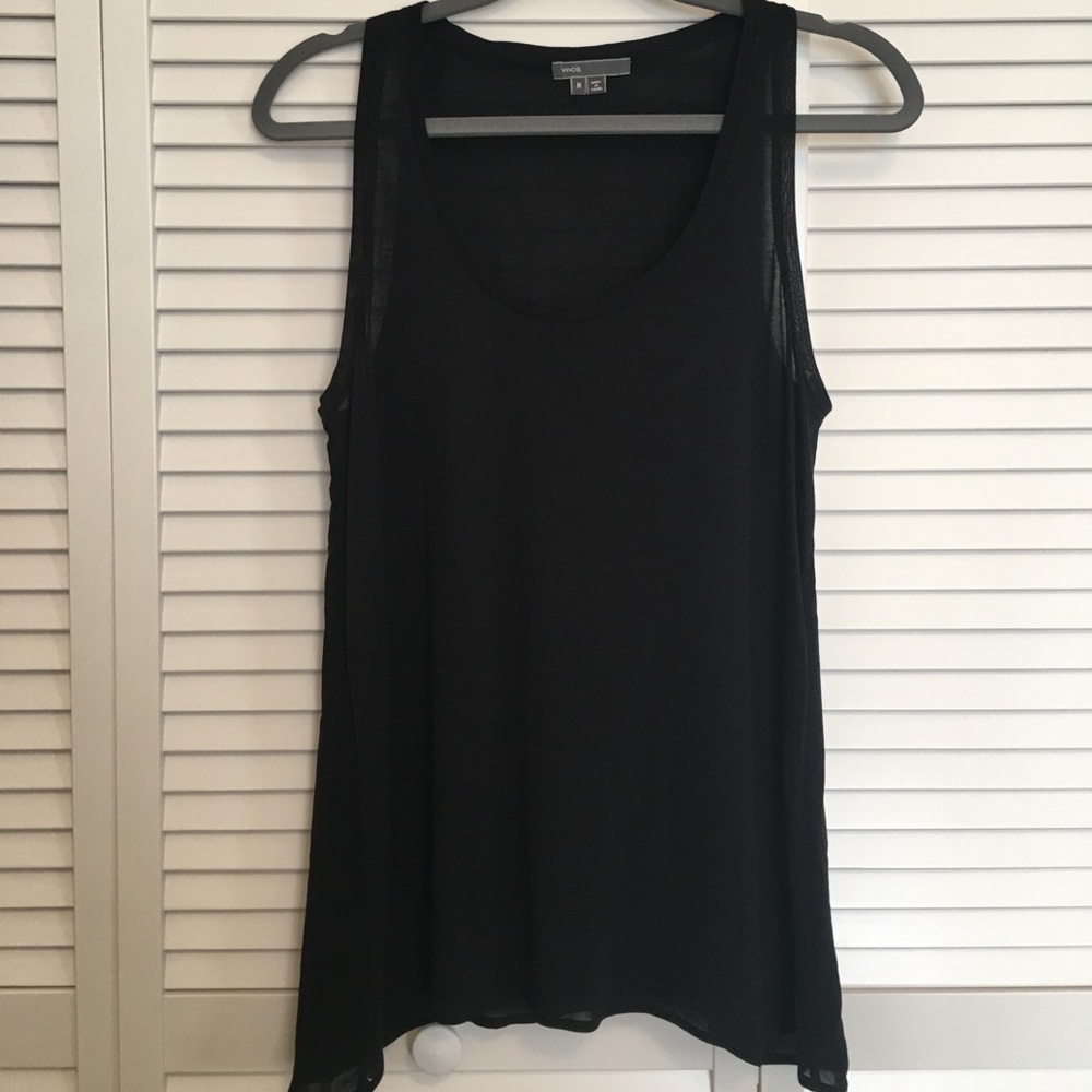 Vince silk tank top